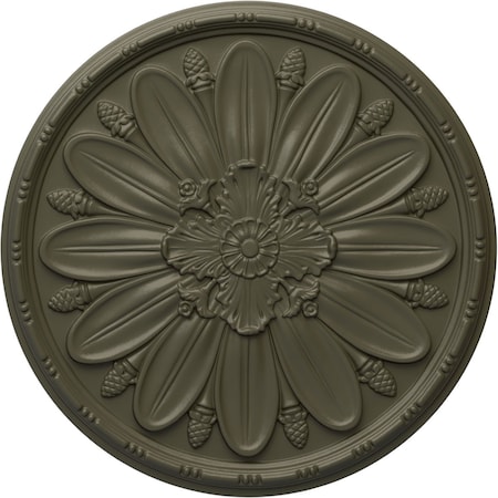 Ekena Millwork Fairfax Ceiling Medallion, Hand-Painted Witch Hazel, 29 7/8"OD x 1 3/8"P CM29FAWHF